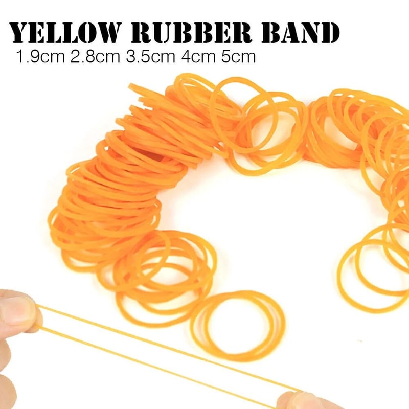 Premium Elastic Rubber Bands Set Durable MultiSize Office School Fasteners 3