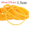 Premium Elastic Rubber Bands Set Durable MultiSize Office School Fasteners 6