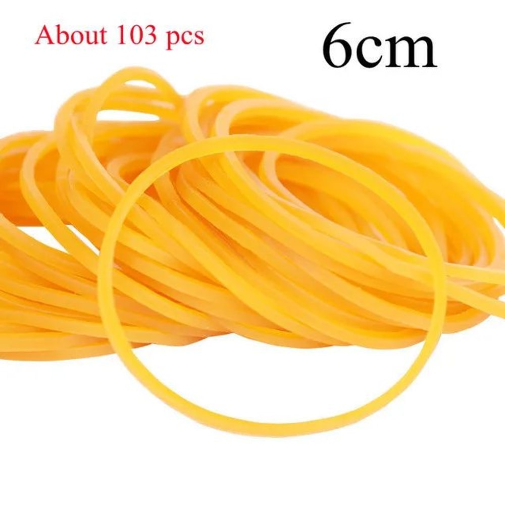 Premium Elastic Rubber Bands Set Durable MultiSize Office School Fasteners 12