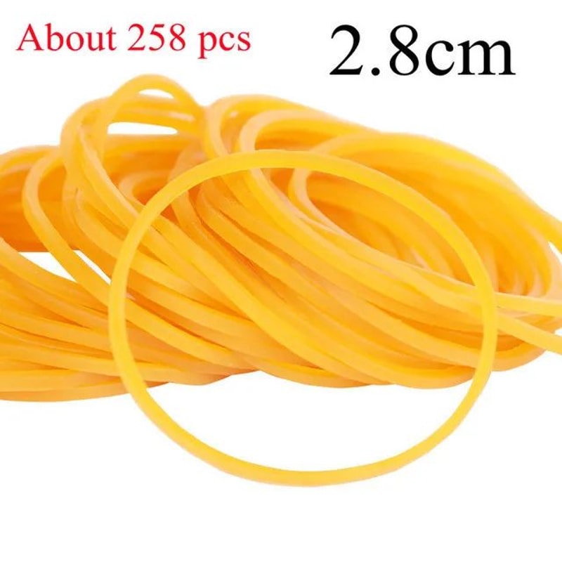 Premium Elastic Rubber Bands Set Durable MultiSize Office School Fasteners 8