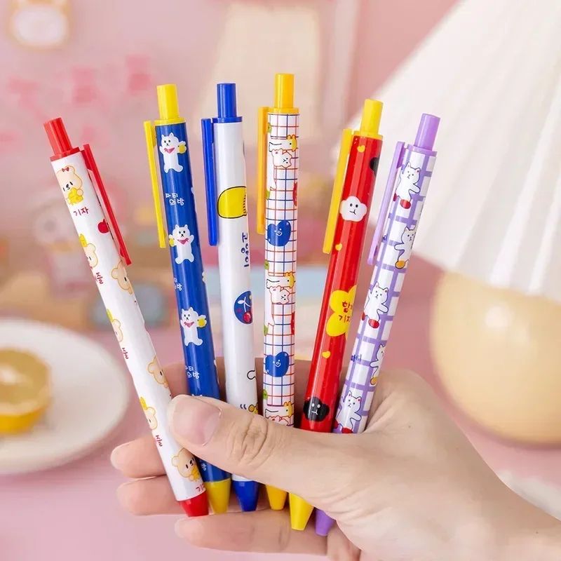 20pc Festive InkFlow Cartoon Gel Pen Set 05mm QuickDry Black Ink Pens For School Office Christmas 8