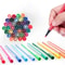 Premium Washable Colored Markers 12182436Color Artist Drawing Set For Students Hobbyists 4