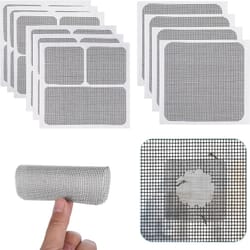 window screen repair tape kit – instant mesh patch for torn screens & bug protection