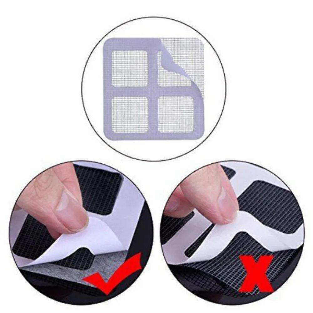 Window Screen Repair Tape Kit Instant Mesh Patch For Torn Screens Bug Protection 3