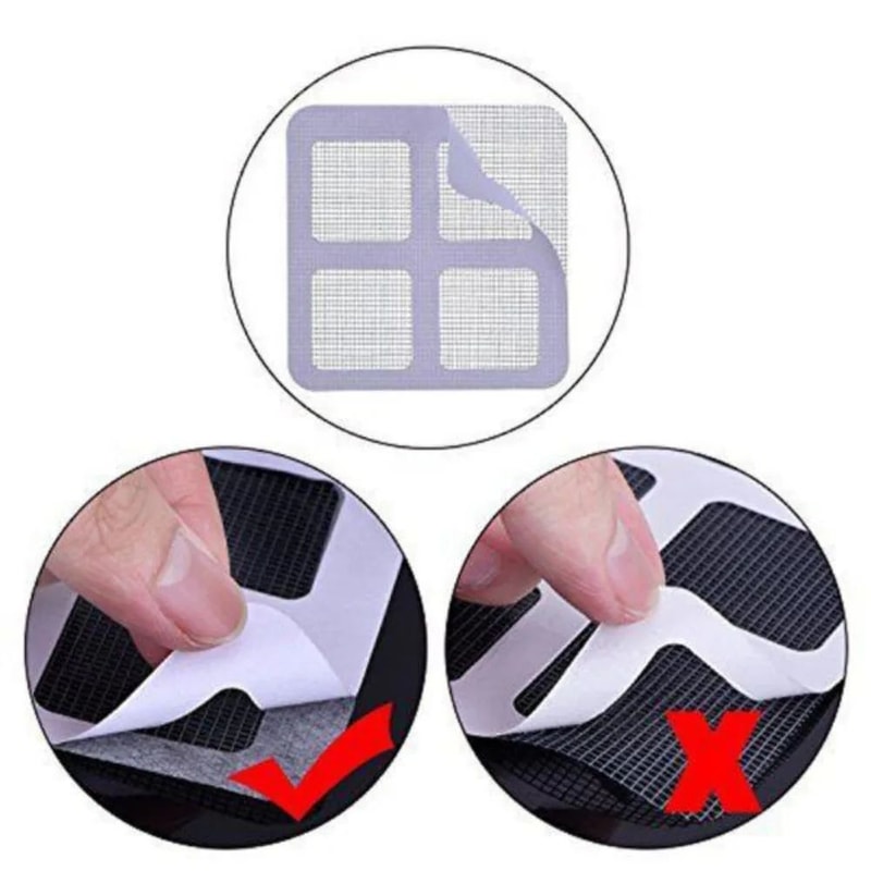 Window Screen Repair Tape Kit Instant Mesh Patch For Torn Screens Bug Protection 3
