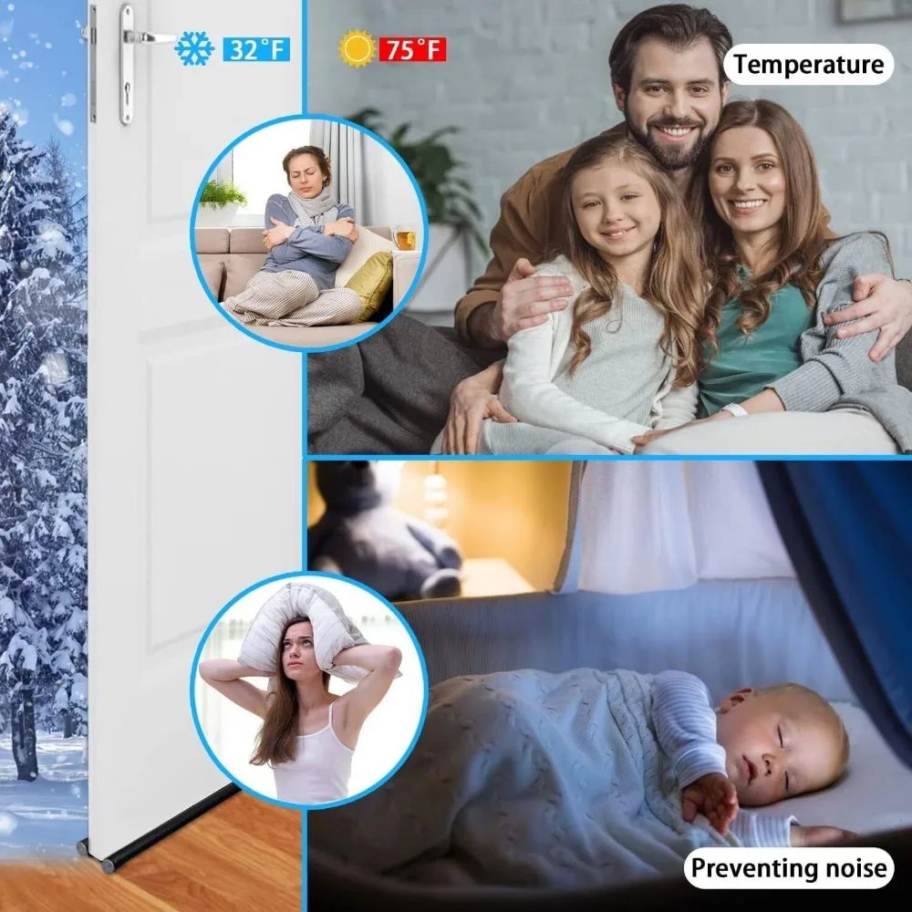 UltraSeal Door Bottom Gap Stopper Waterproof NoiseProof Seal Strip 4