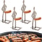 Humanoid Stainless Steel BBQ Sausage Holder Funny Outdoor Grilling Tool Portable Sausage Rack 2