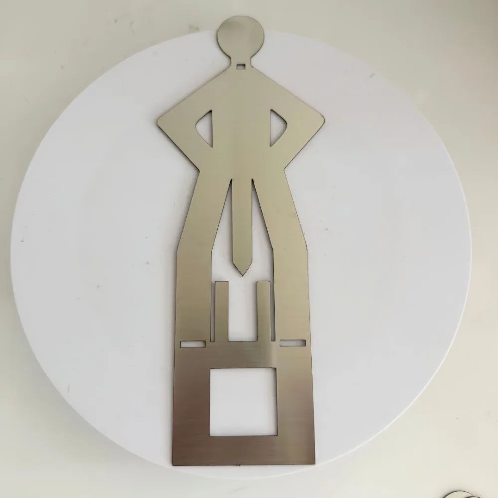 Humanoid Stainless Steel BBQ Sausage Holder Funny Outdoor Grilling Tool Portable Sausage Rack 3