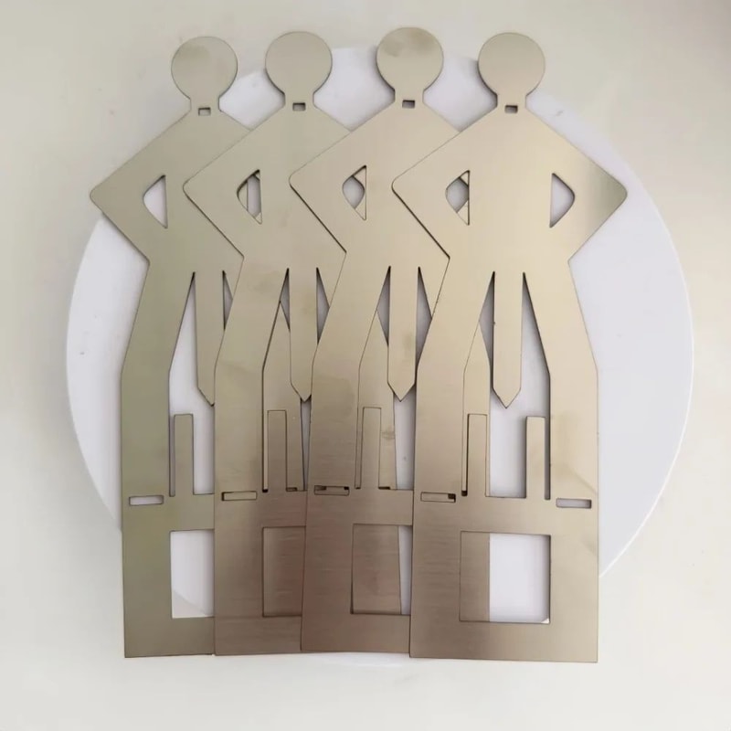 Humanoid Stainless Steel BBQ Sausage Holder Funny Outdoor Grilling Tool Portable Sausage Rack 4