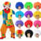Vibrant Curly Clown Wig For Parties Cosplay 0