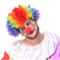 Vibrant Curly Clown Wig For Parties Cosplay 5