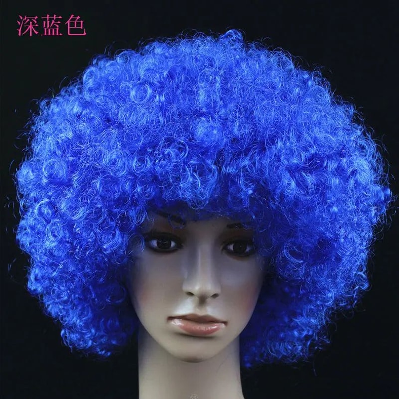 Vibrant Curly Clown Wig For Parties Cosplay 15