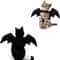 Bat Wing Costume Harness For Small Cats Dogs Soft Felt Spooky Wings 0