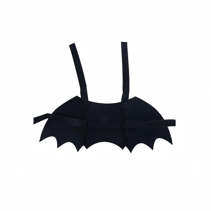Bat Wing Costume Harness For Small Cats Dogs Soft Felt Spooky Wings 3