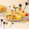 Halloween Party Toothpick Skewers Reusable Cupcake Snack Decor Picks 1