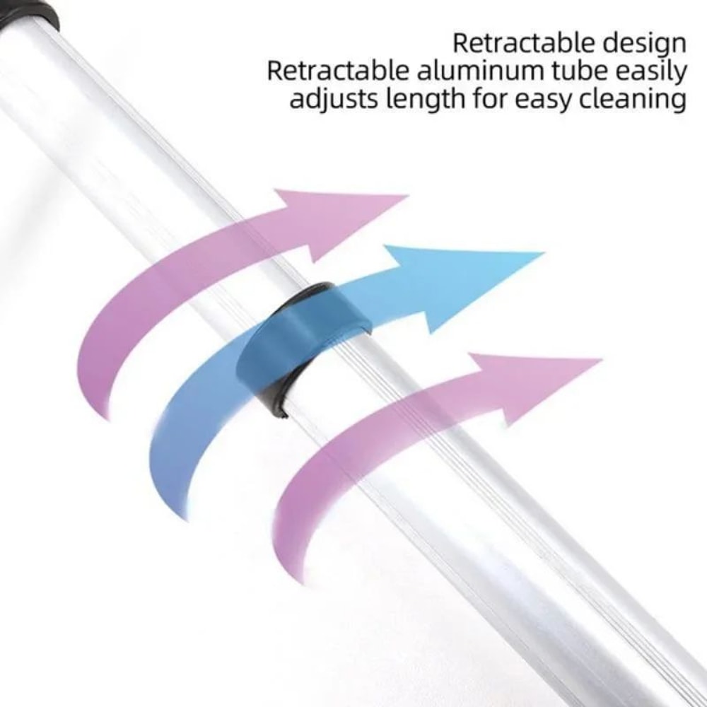 Extendable Aluminum Snow Ice Remover Telescopic Car Snow Brush Ice Scraper 5