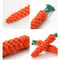 Carrot Knot Chew Rope Toy For Dogs Cats Durable Cotton Teething And Play Tug Toy 3