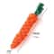 Carrot Knot Chew Rope Toy For Dogs Cats Durable Cotton Teething And Play Tug Toy 1