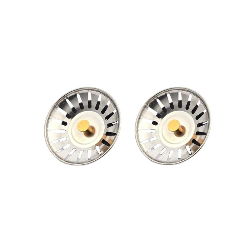 Premium Kitchen Sink Strainer Drain Stopper Set AntiClog Filter For Clean FasterFlowing Drains 4