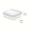 FridgeReady Sliced Cheese Container Clear Plastic Cheese Storage Box With Flip Lid 6