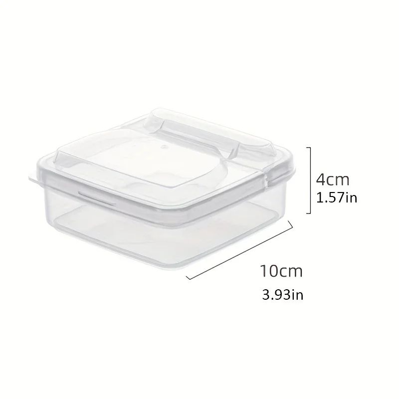 FridgeReady Sliced Cheese Container Clear Plastic Cheese Storage Box With Flip Lid 6