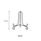 Elegant Iron Display Stand Compact Book Photo Plate Holder 6