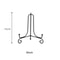 Elegant Iron Display Stand Compact Book Photo Plate Holder 7