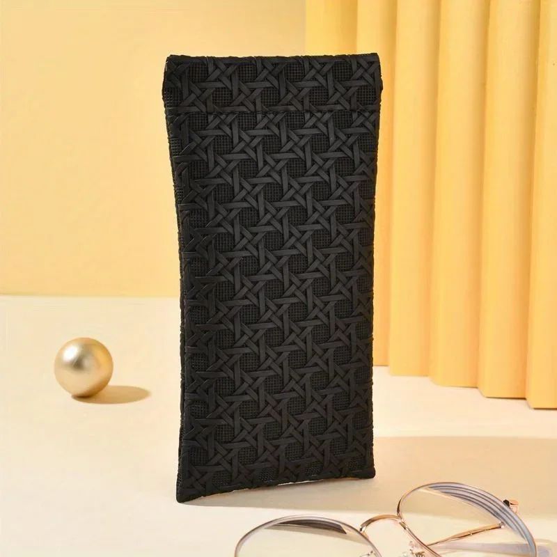 Portable SqueezeTop Travel Sunglass Case Soft Leather Eyewear Pouch 3