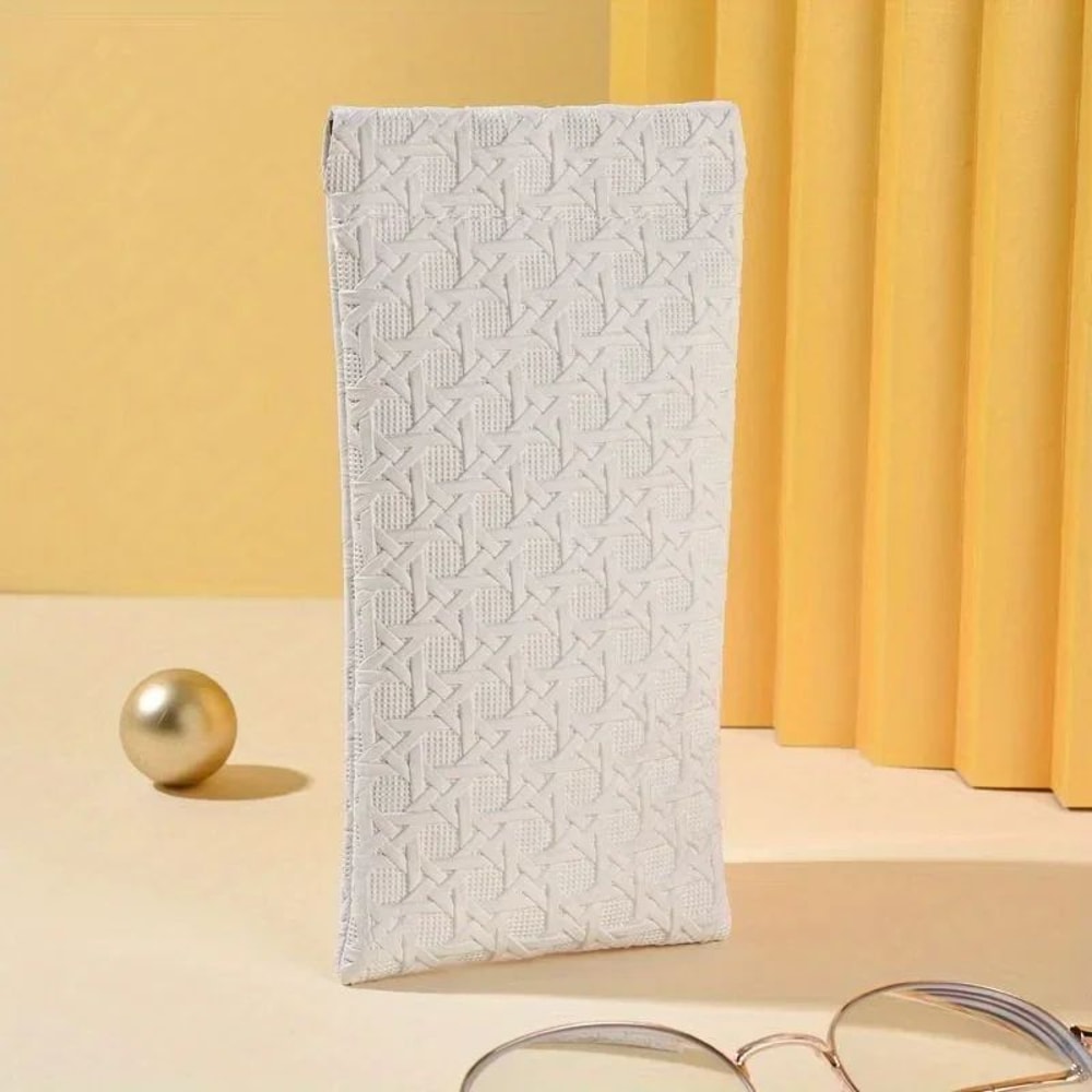 Portable SqueezeTop Travel Sunglass Case Soft Leather Eyewear Pouch 6