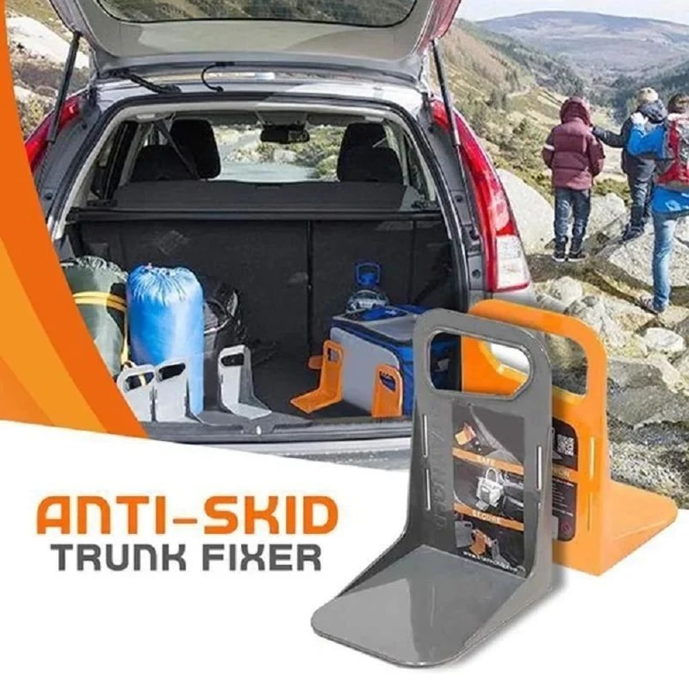 Compact Adjustable Car Trunk Organizer Rack Storage Box 2Pack 3