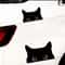 Playful Cat Vinyl Car Sticker Waterproof Cute Eyes Car Decal 2