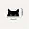 Playful Cat Vinyl Car Sticker Waterproof Cute Eyes Car Decal 6