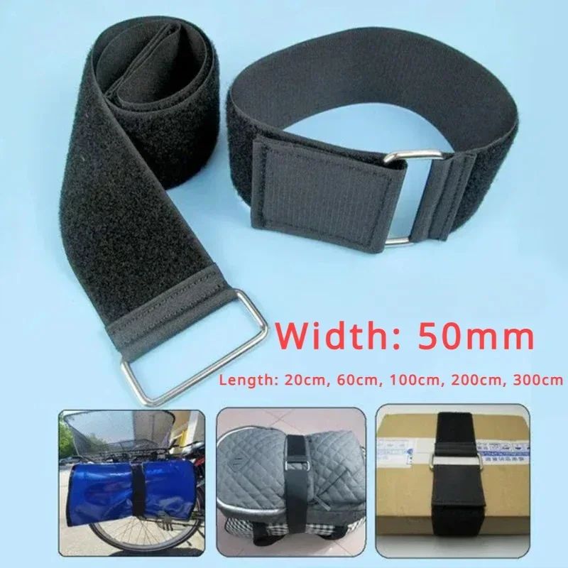 HeavyDuty Nylon Cargo Luggage Strap 50 Mm Wide Adjustable Velcro Belt For Travel Motorcycle Outd 0