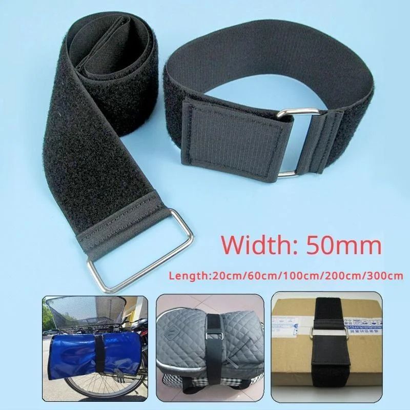HeavyDuty Nylon Cargo Luggage Strap 50 Mm Wide Adjustable Velcro Belt For Travel Motorcycle Outd 6