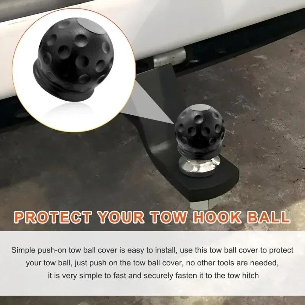 AllWeather Tow Bar Protective Cap Universal Tow Ball Cover 4