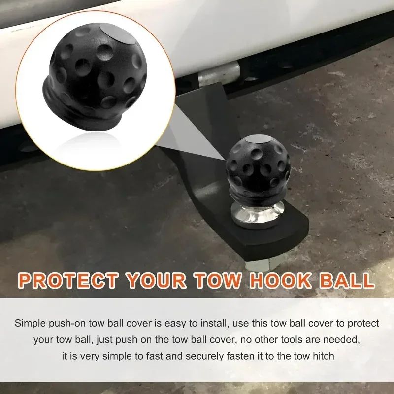 AllWeather Tow Bar Protective Cap Universal Tow Ball Cover 4