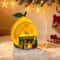 Christmas Cozy Snowy Lemon Coffee Shop LED Village Ornament 1