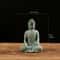 ZenSerenity Mini Buddha Aquarium Statue Green Sandstone Zen Fish Tank Decor 12