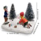 Classic Christmas Village Playing Kids Figurine Set Collectible Holiday Scene Decor For Home Fire 1