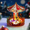 Cozy Christmas LED Musical Carousel Animated Holiday Table Decoration 0
