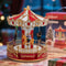 Cozy Christmas LED Musical Carousel Animated Holiday Table Decoration 1