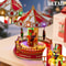 Cozy Christmas LED Musical Carousel Animated Holiday Table Decoration 5
