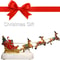 Santas Illuminated Sleigh Reindeer Holiday Village Centerpiece 4