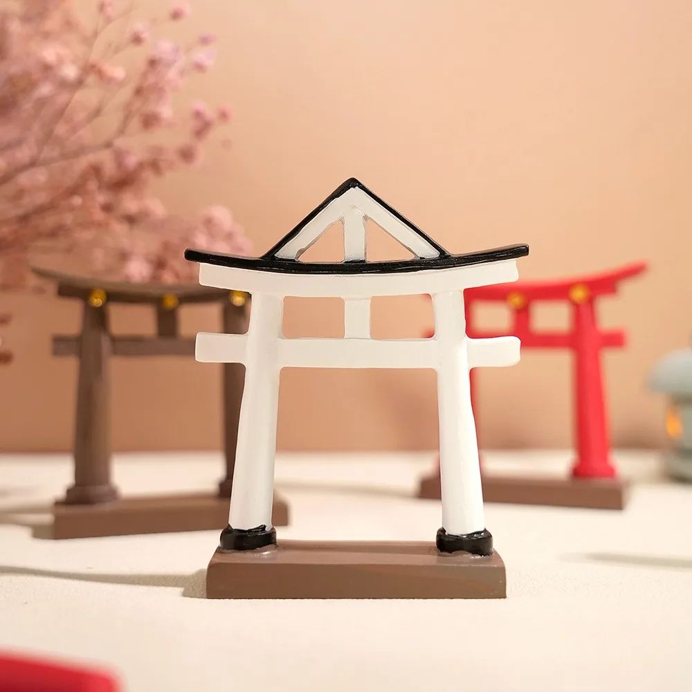 Mini Japanese Torii Gate Aquarium Zen Garden Ornament 1