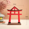 Mini Japanese Torii Gate Aquarium Zen Garden Ornament 9