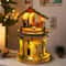 RadiantRotating Christmas Nativity Scene Lighted Musical Holy Family Manger Decoration 2