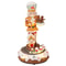 Festive Gingerbread Nutcracker LED Rotating Train Figurine 4