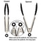 Premium Kitchen Silicone Stainless Steel Food Tongs Ergonomic HeatResistant Serving Cooking Clip 5