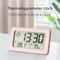 LargeDisplay Digital Clock Thermometer Hygrometer UltraThin Temperature Humidity Monitor 2