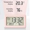 LargeDisplay Digital Clock Thermometer Hygrometer UltraThin Temperature Humidity Monitor 3